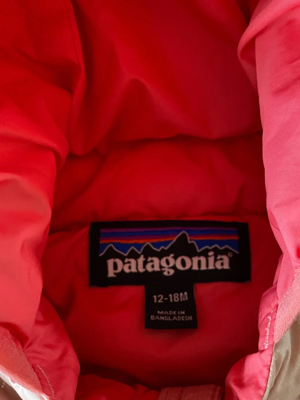 Patagonia baby snow set 12-18 months reversible tribbles pants and down jacket